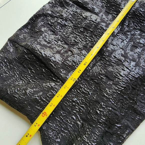 H&M Womens Whimsigoth Metallic Bandeau Peplum Tube Top Corset Size L Black - Picture 10 of 11